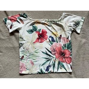 Floral crop top